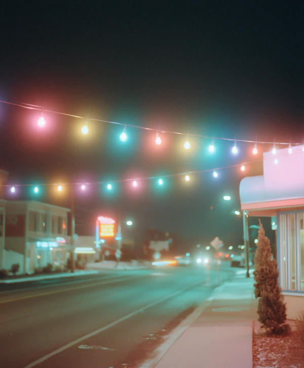 Colorful Night Street