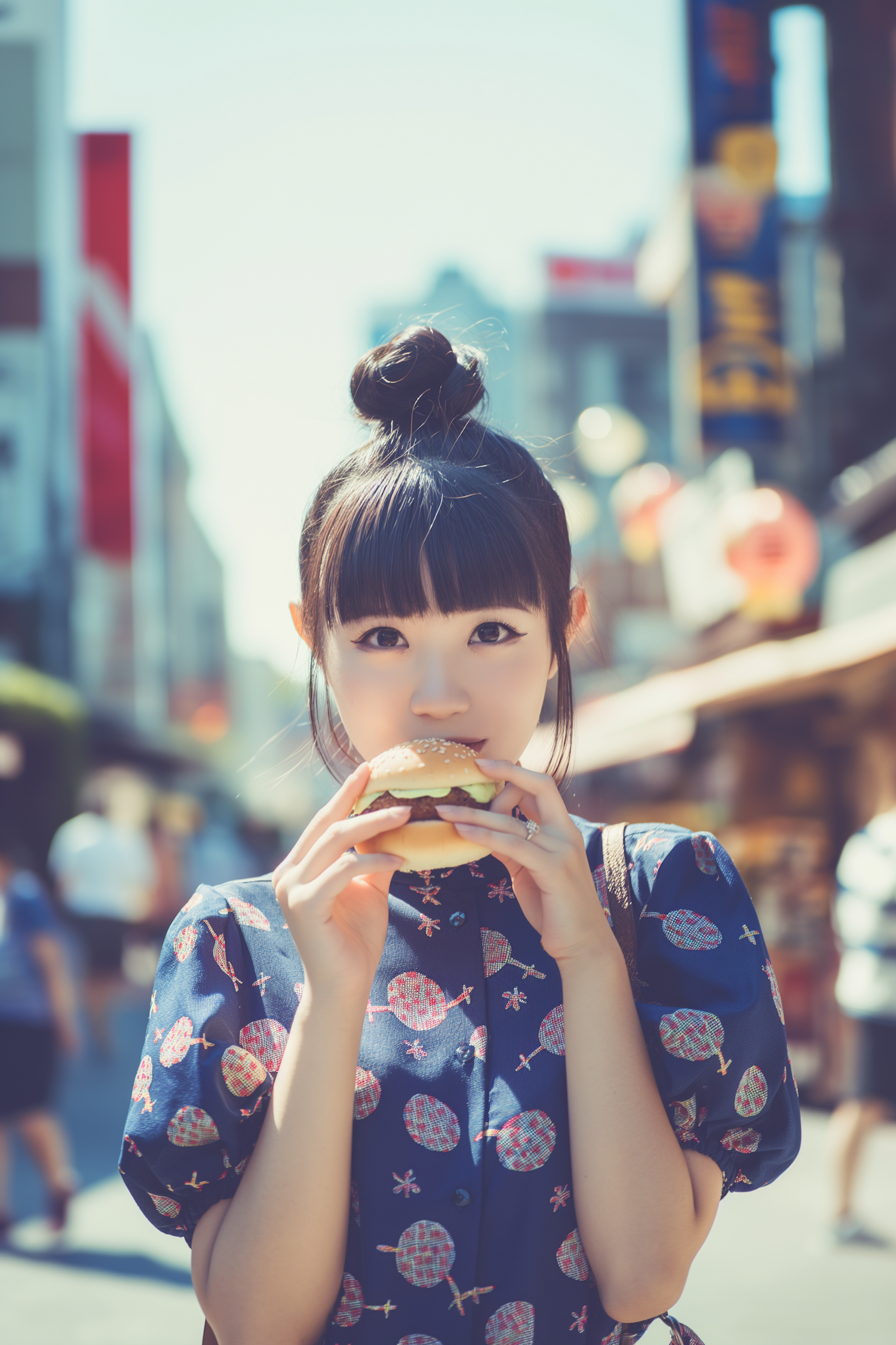 Modern Tradition - Woman with Burger