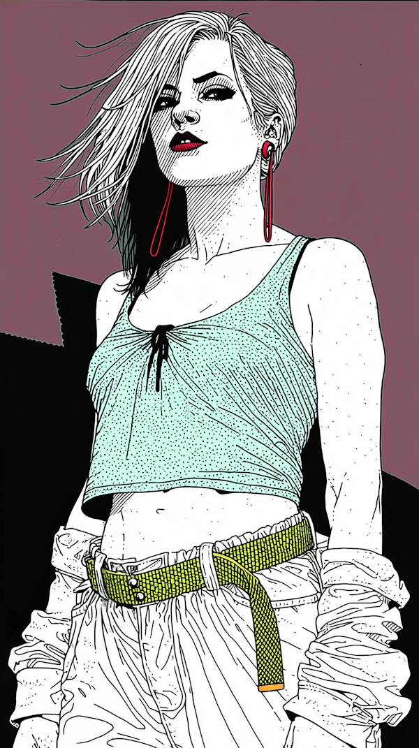Stylized Confident Woman