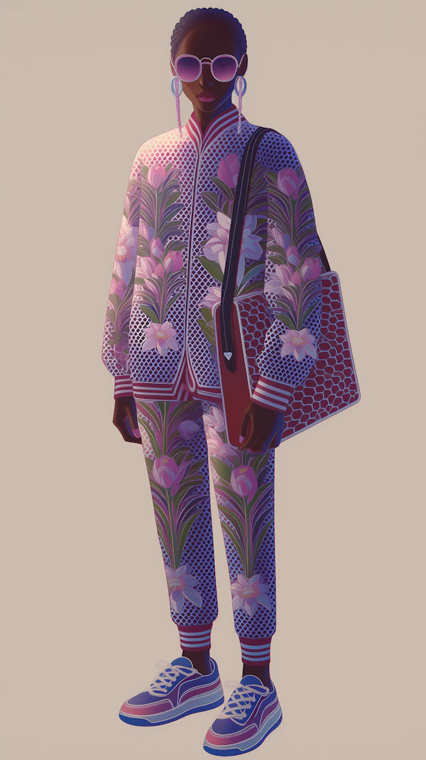 Floral Fashion Portrait