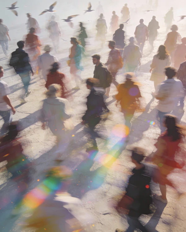 Ethereal Crowd Motion