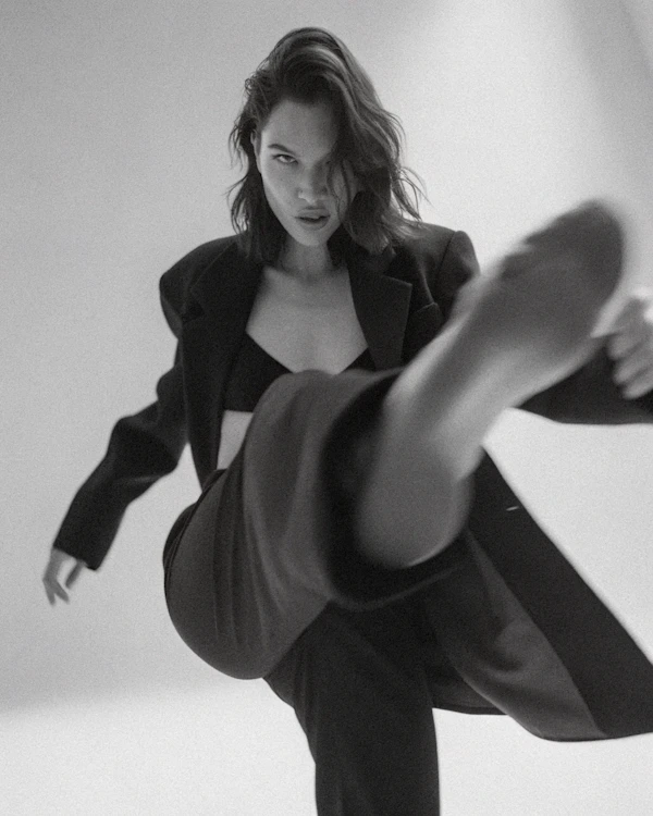 Dynamic Woman Portrait