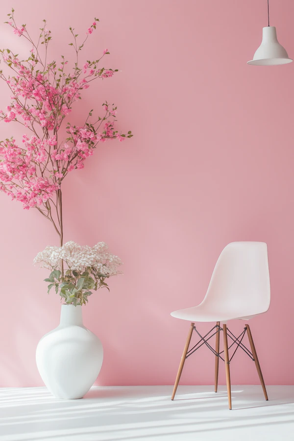 Minimalist Pink Interior