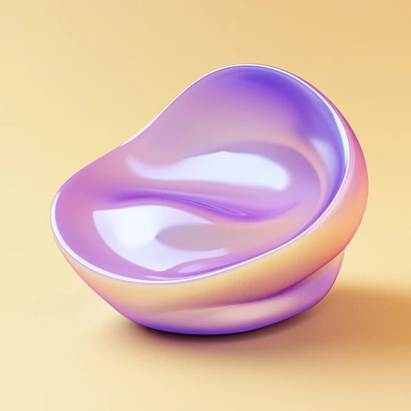 Futuristic Glossy Chair