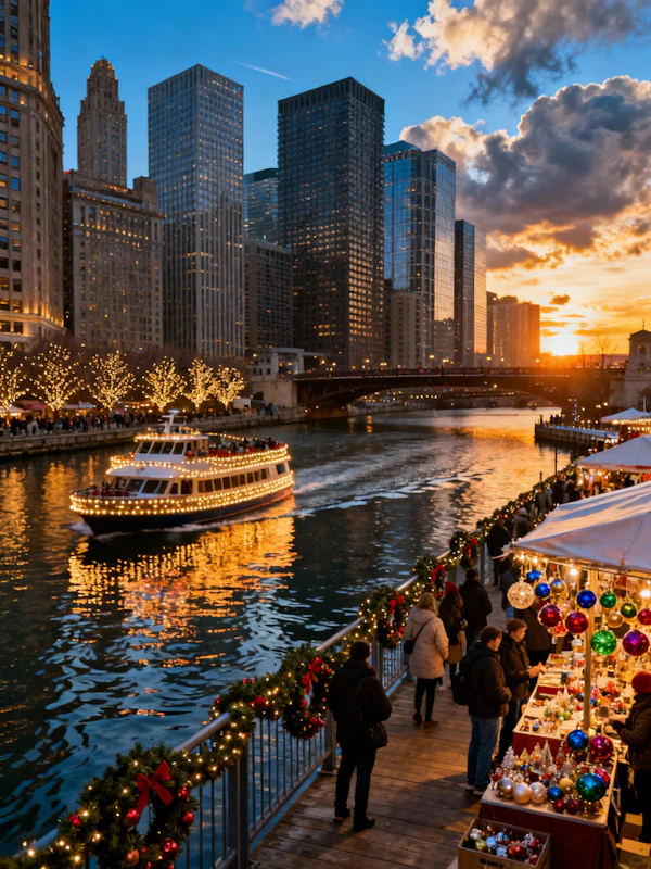 Festive Riverside Market