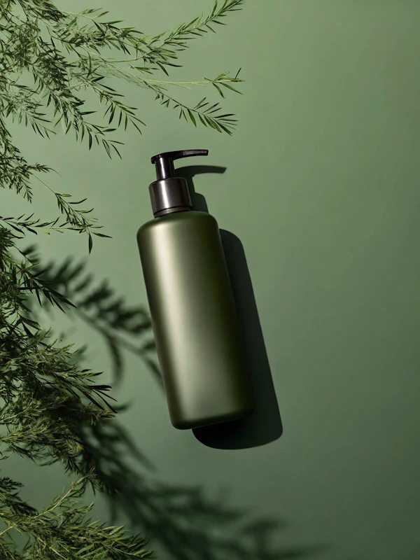 Matte Green Pump Bottle