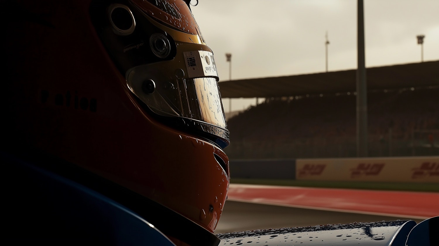 Racing Helmet Close-Up