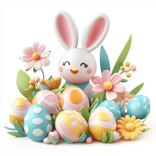 Easter Bunny Scene