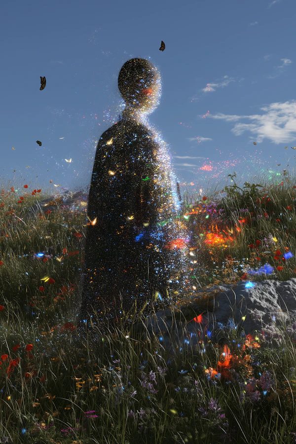 Ethereal Meadow Scene