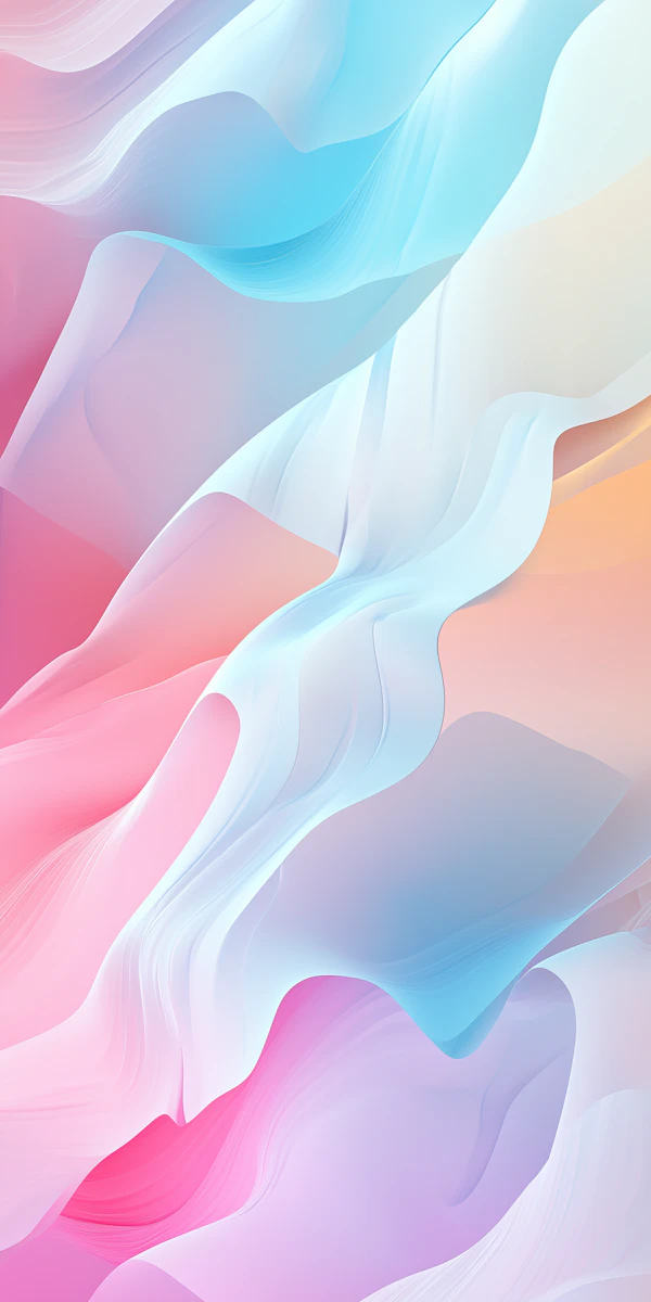 Abstract Pastel Waves
