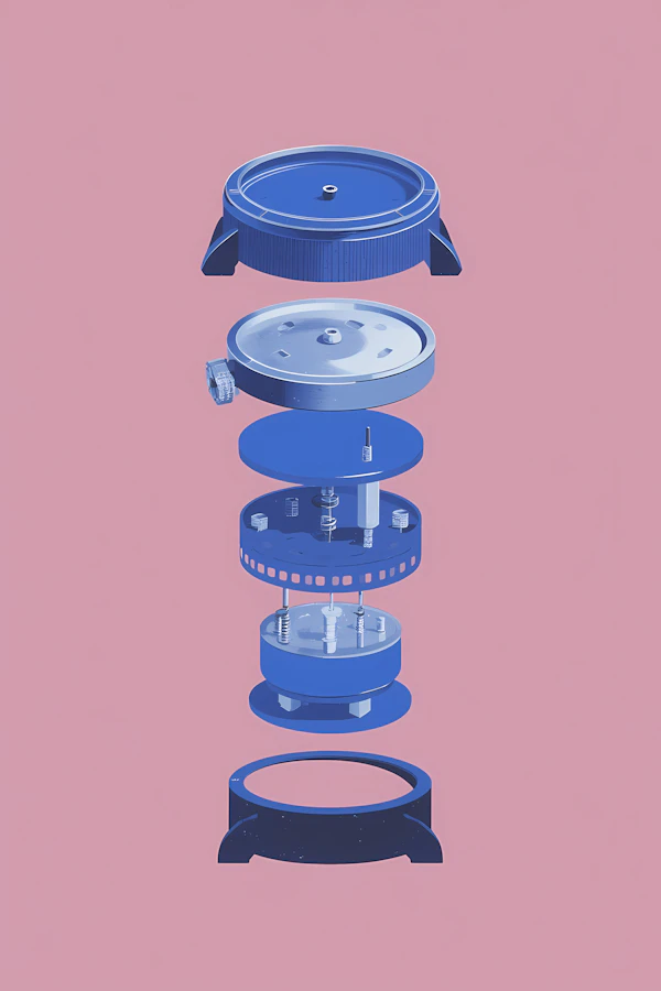 Exploded Watch View