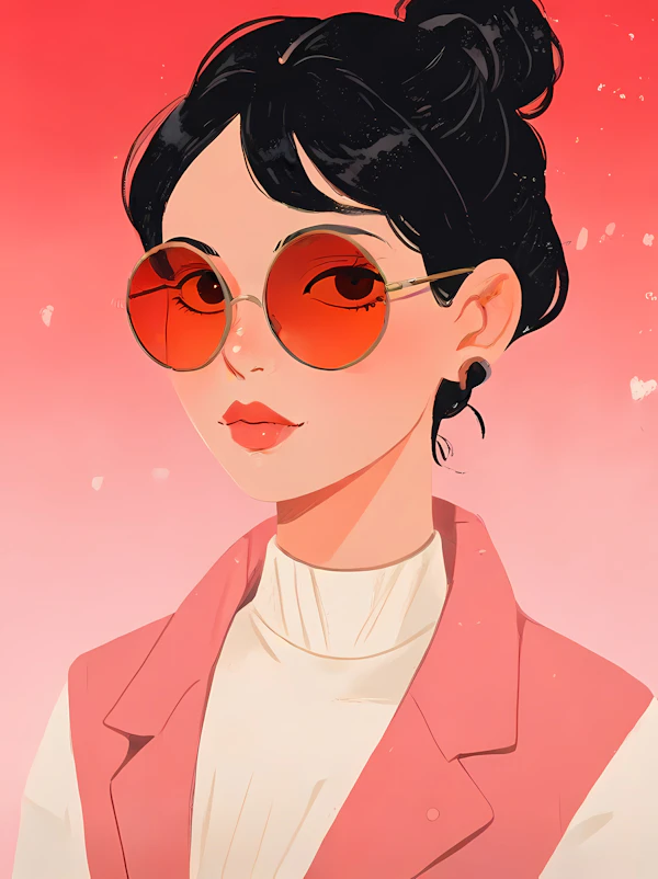 Stylized Fashionable Portrait