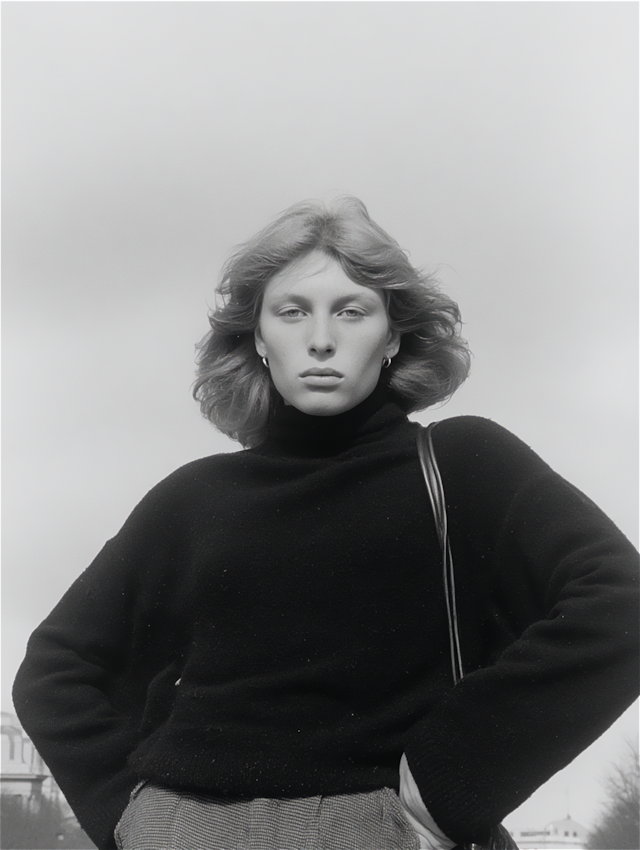 Moody Portrait of Woman