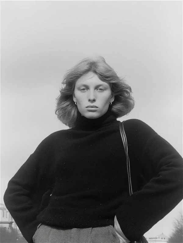 Moody Portrait of Woman