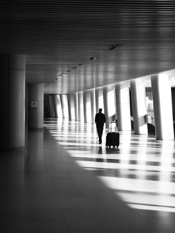 Modern Hallway Scene