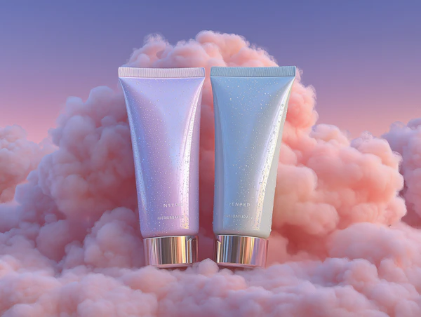 Pastel Cosmetic Tubes