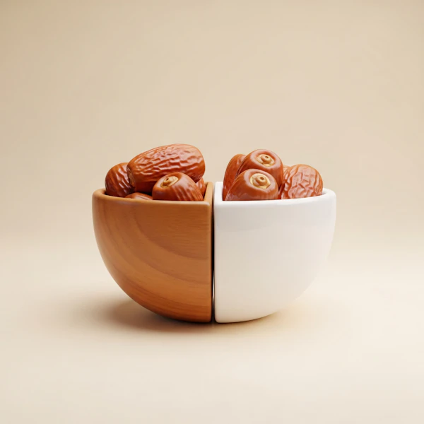 Dates in Dual Bowls