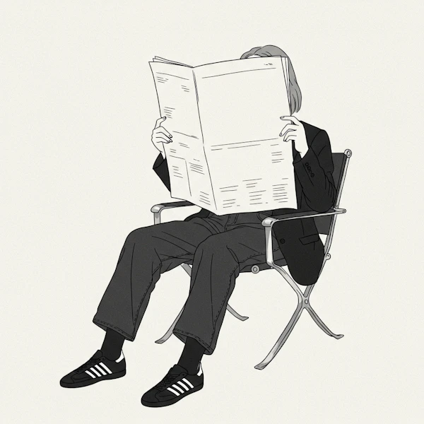 Minimalist Reading Scene