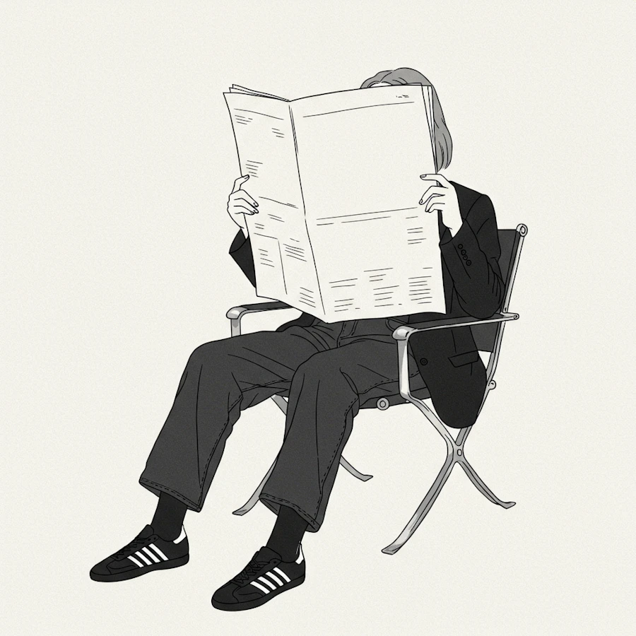 Minimalist Reading Scene