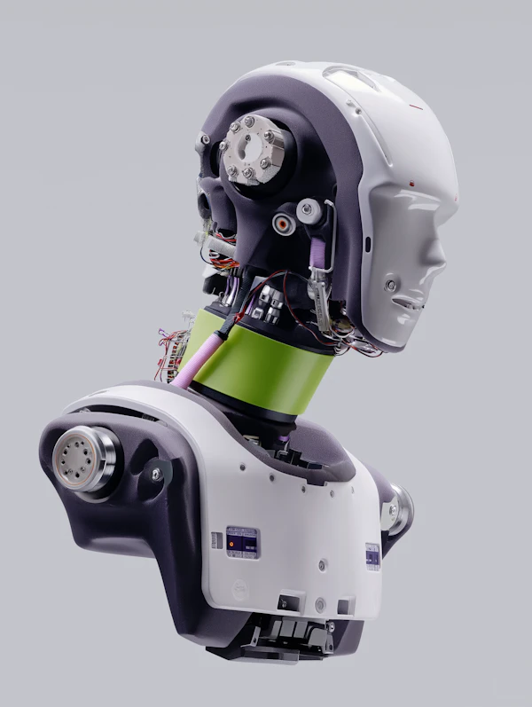 Humanoid Robot Close-Up