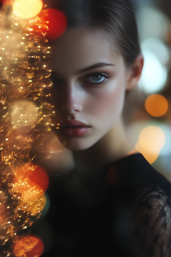 Serene Portrait with Bokeh