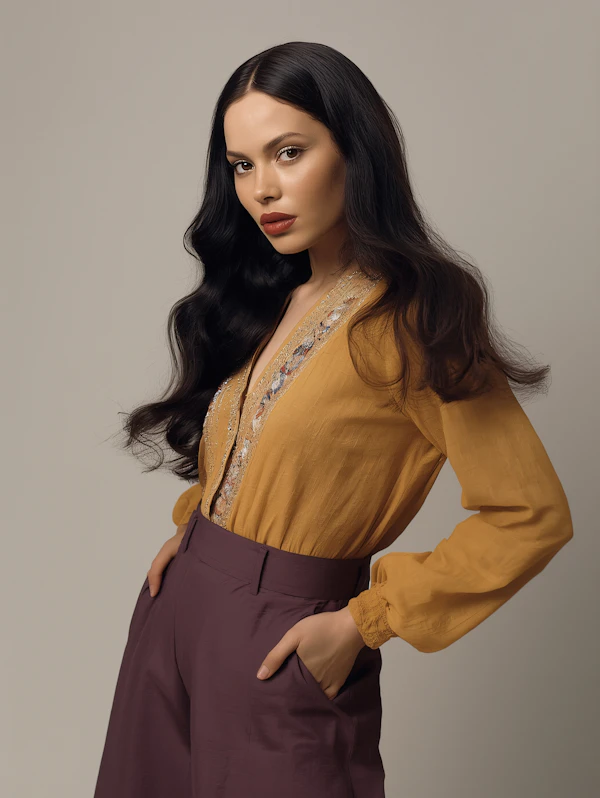 Stylish Woman Posing