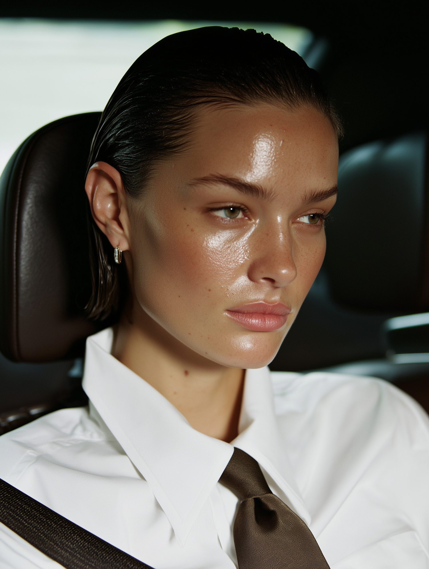 Person in Car Portrait