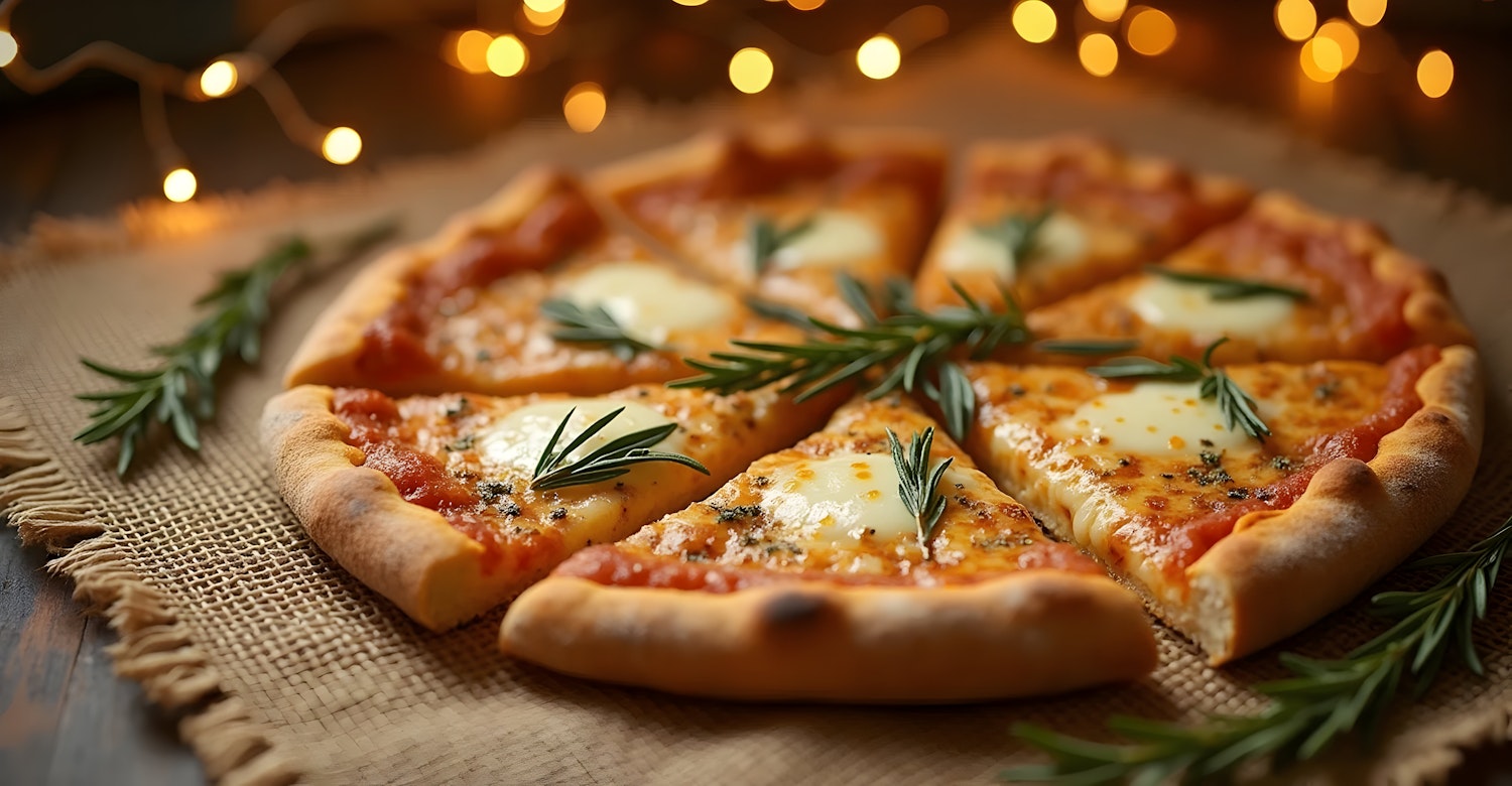 Artisanal Pizza with Rosemary