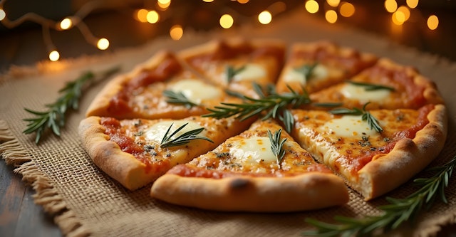 Artisanal Pizza with Rosemary