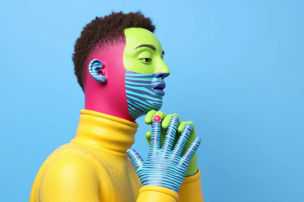 Vivid Surreal Portrait