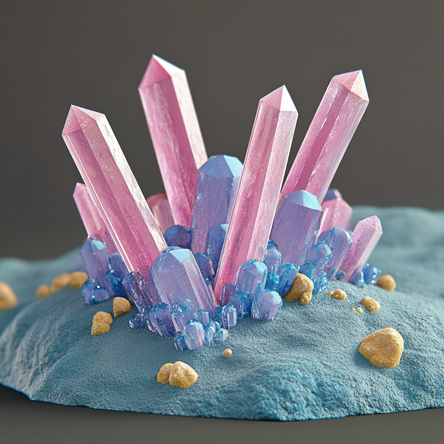 Digital Rendering of Crystals