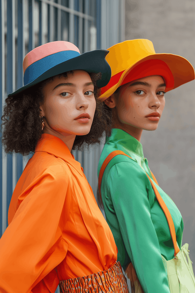 Colorful Fashion Duo