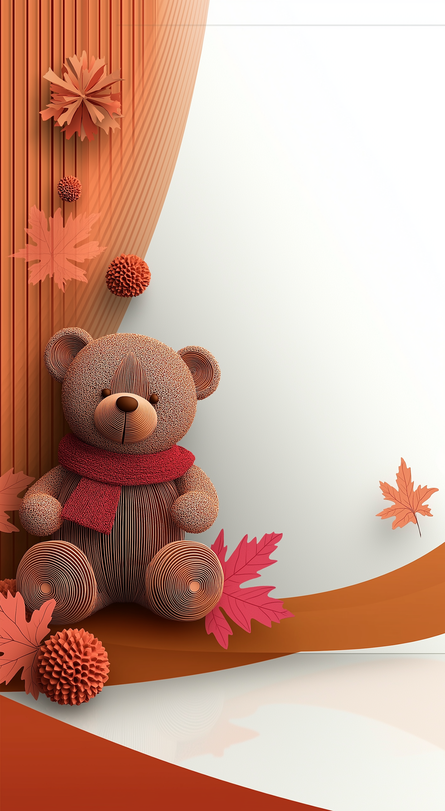 Autumnal Teddy Bear