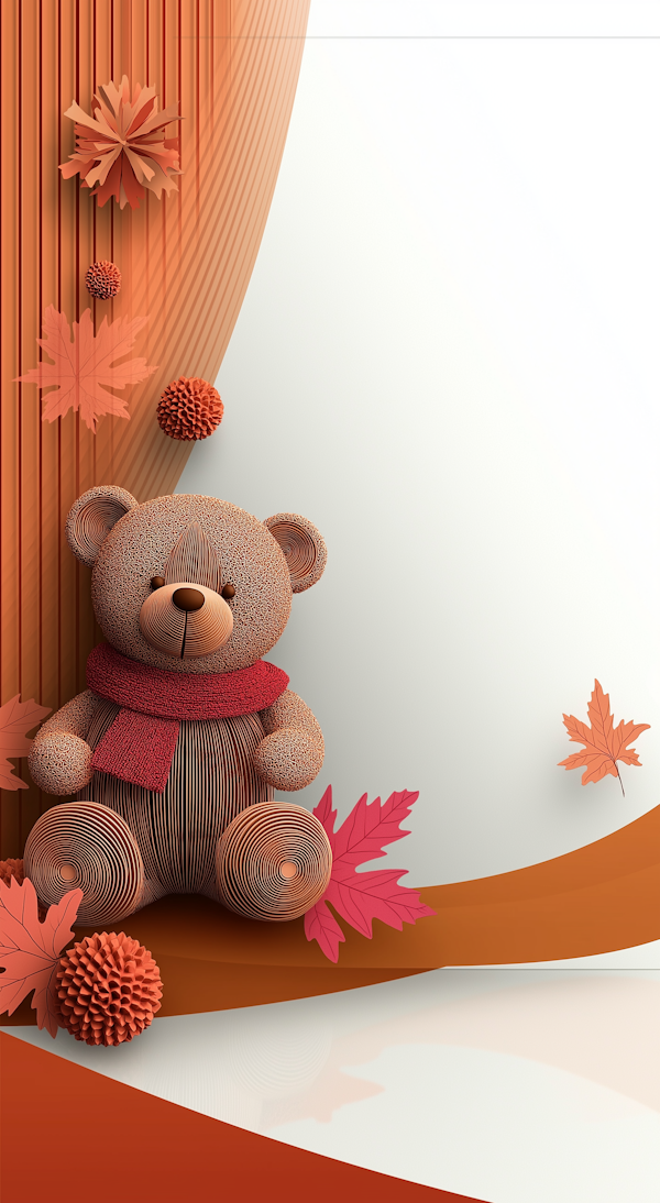 Autumnal Teddy Bear