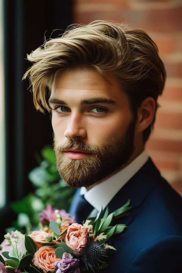 Man with Bouquet