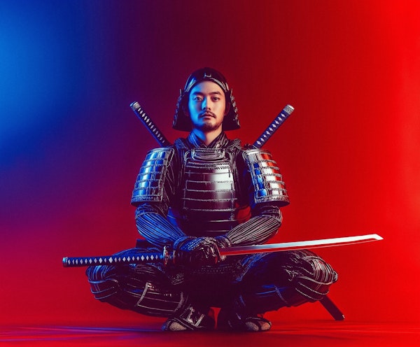 Samurai in Traditional Armor