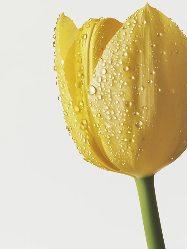 Yellow Tulip Close-Up