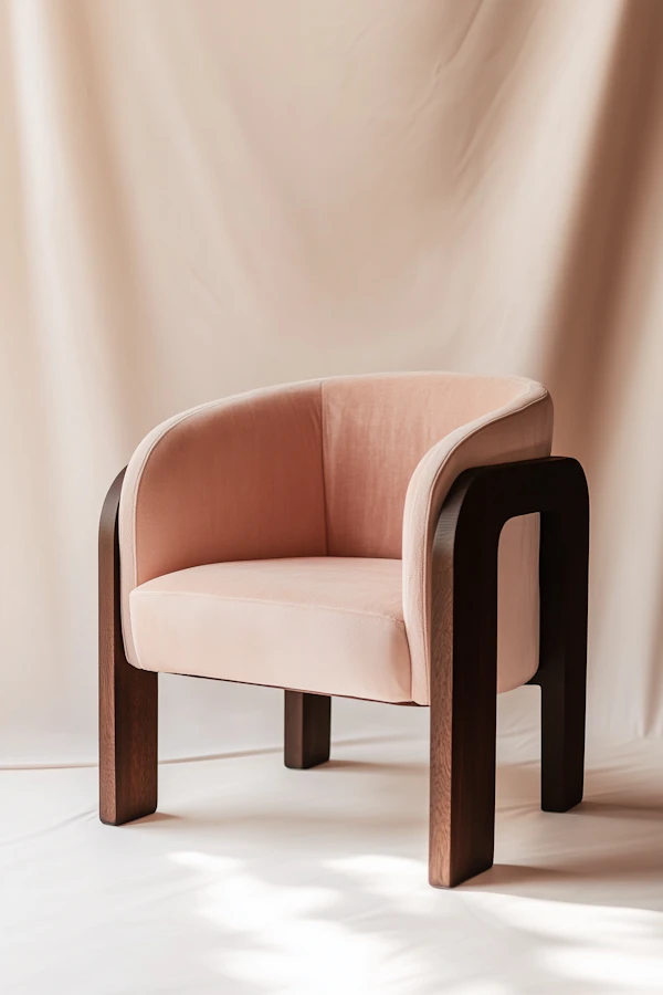 Modern Pink Armchair