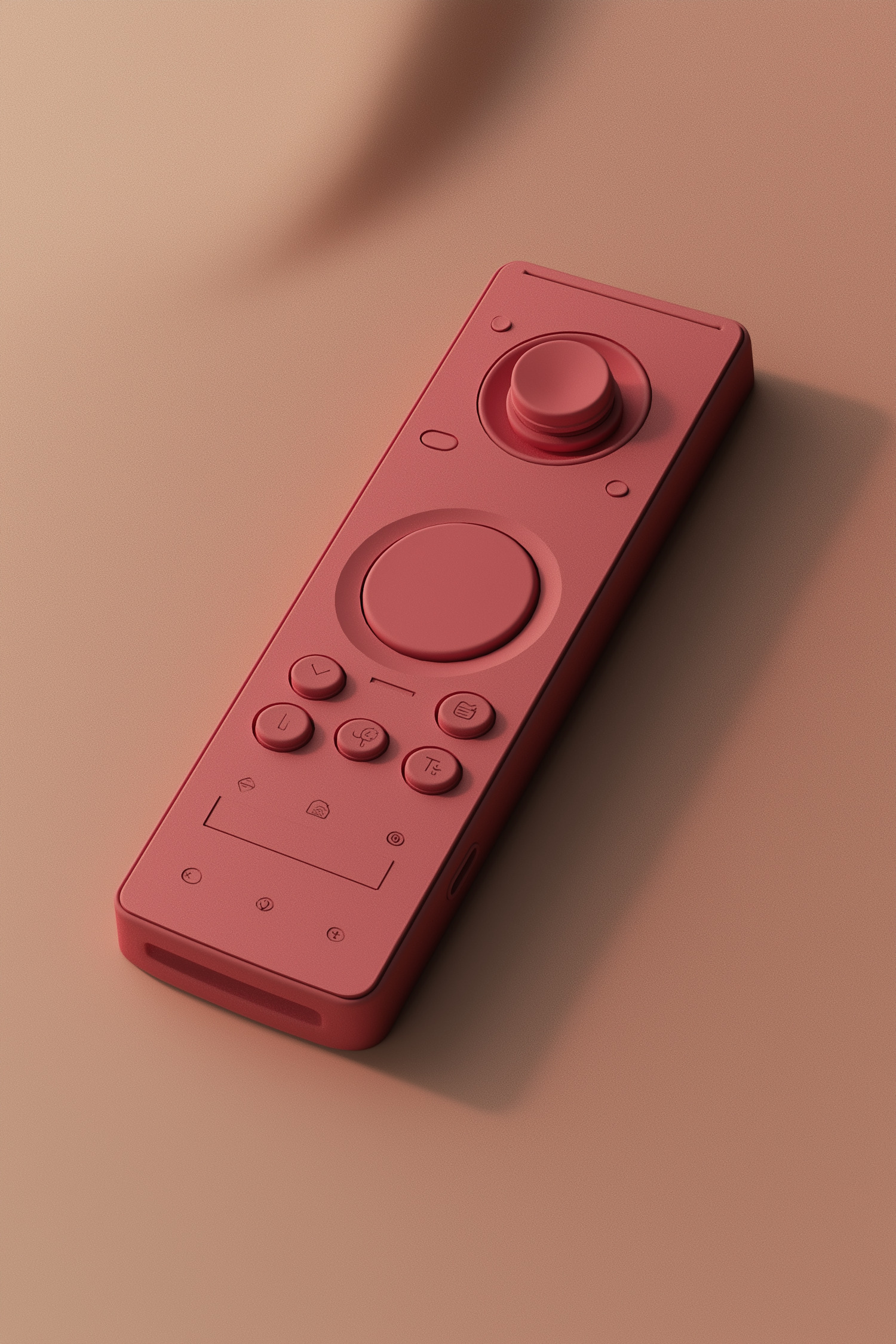 Red Handheld Gaming Console