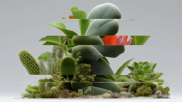 Surreal Succulent Art