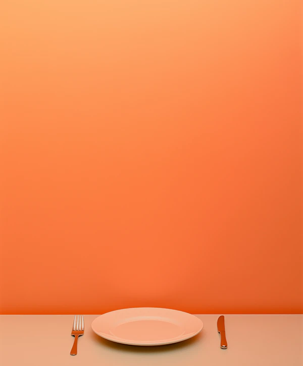 Minimalist Dining Setting