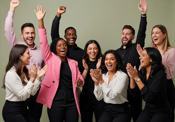 Celebratory Group Portrait
