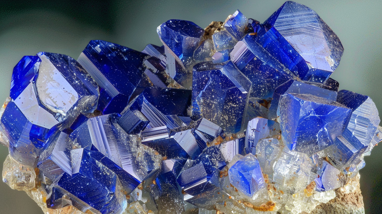 Vibrant Blue Crystals