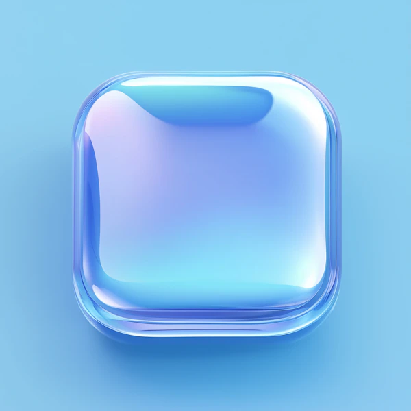 Futuristic Glass Object