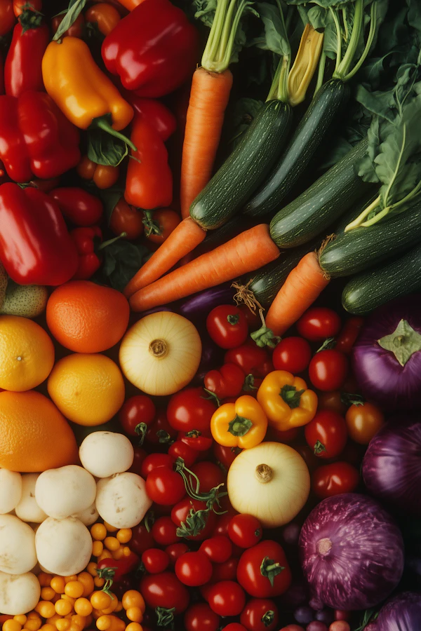 Colorful Produce Display
