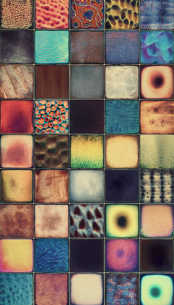 Abstract Tile Mosaic