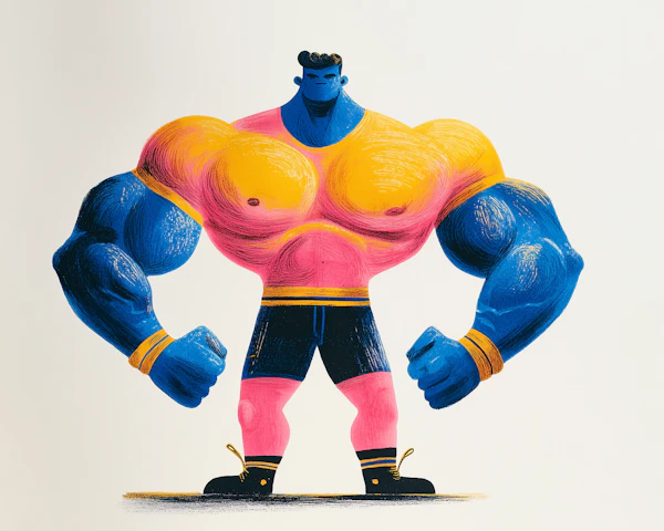 Stylized Cartoon Hero