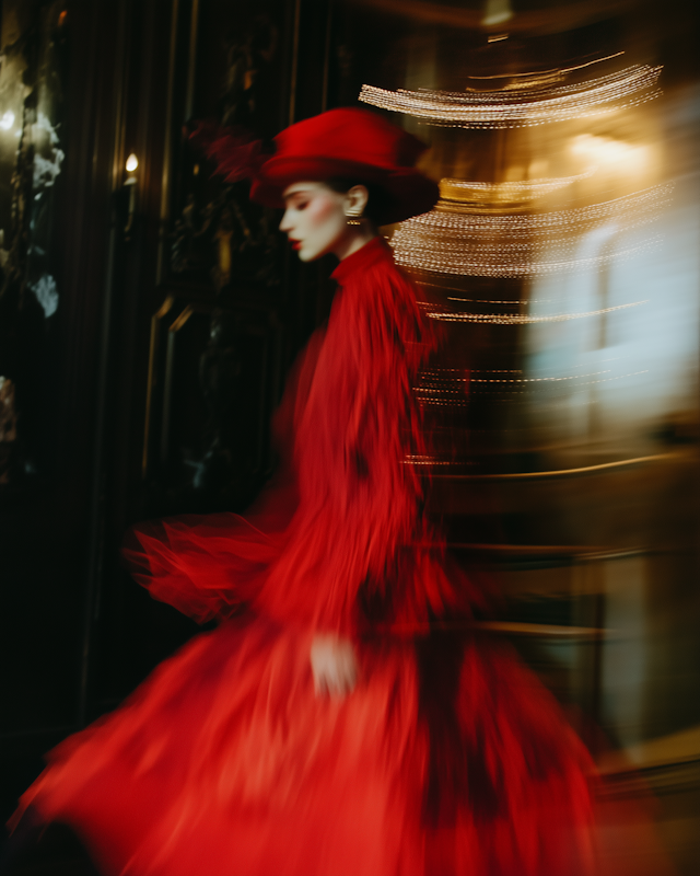 Elegant Red Attire