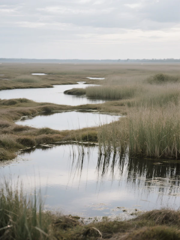 Serene Wetland Landscape
