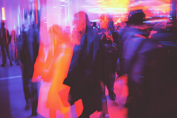 Neon Urban Motion Blur